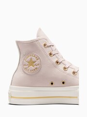 Converse Stone Chuck Taylor All Star Lift High Top Trainers - Image 11 of 13