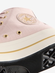 Converse Stone Chuck Taylor All Star Lift High Top Trainers - Image 13 of 13