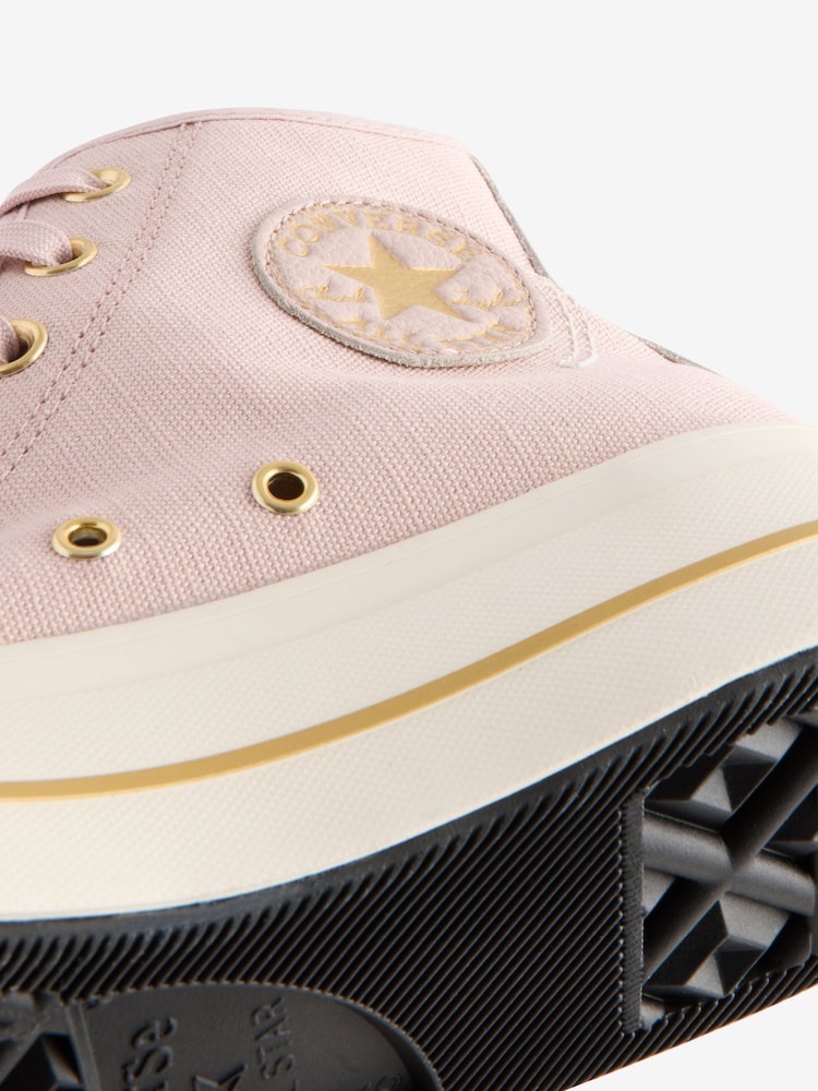 Converse Stone Chuck Taylor All Star Lift High Top Trainers - Image 13 of 13