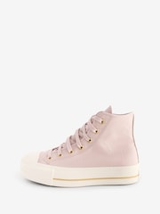 Converse Stone Chuck Taylor All Star Lift High Top Trainers - Image 2 of 13