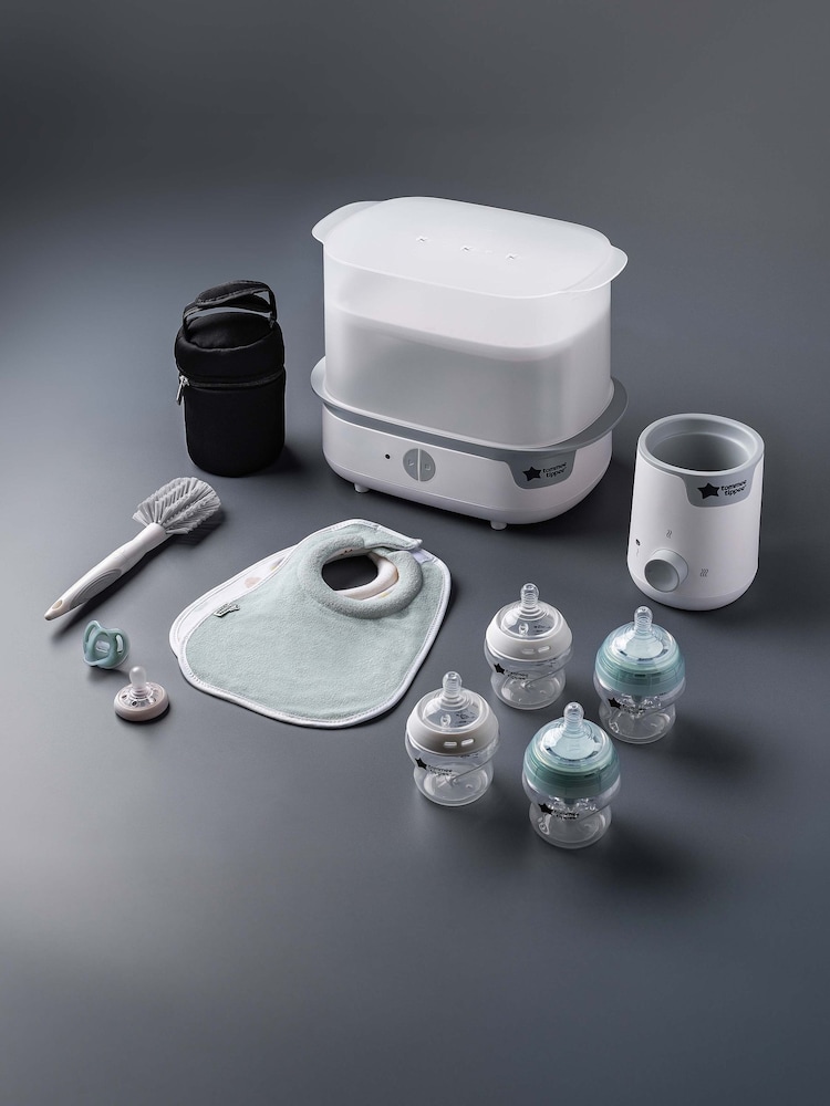 Tommee Tippee White Complete Baby Feeding Kit - Image 1 of 6 Tommee Tippee White Complete Baby Feeding Kit - Image 1 of 6