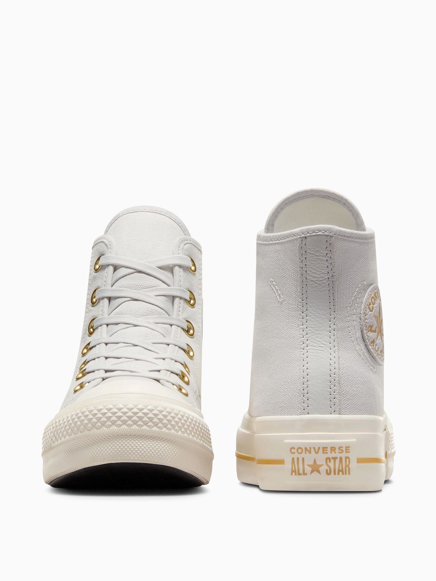 Buy Converse Grey Chuck Taylor All Star Lift High Top Trainers from Next USA