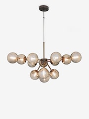 Black Chrome Nero 13 Light Pendant Ceiling Light - Image 1 of 5