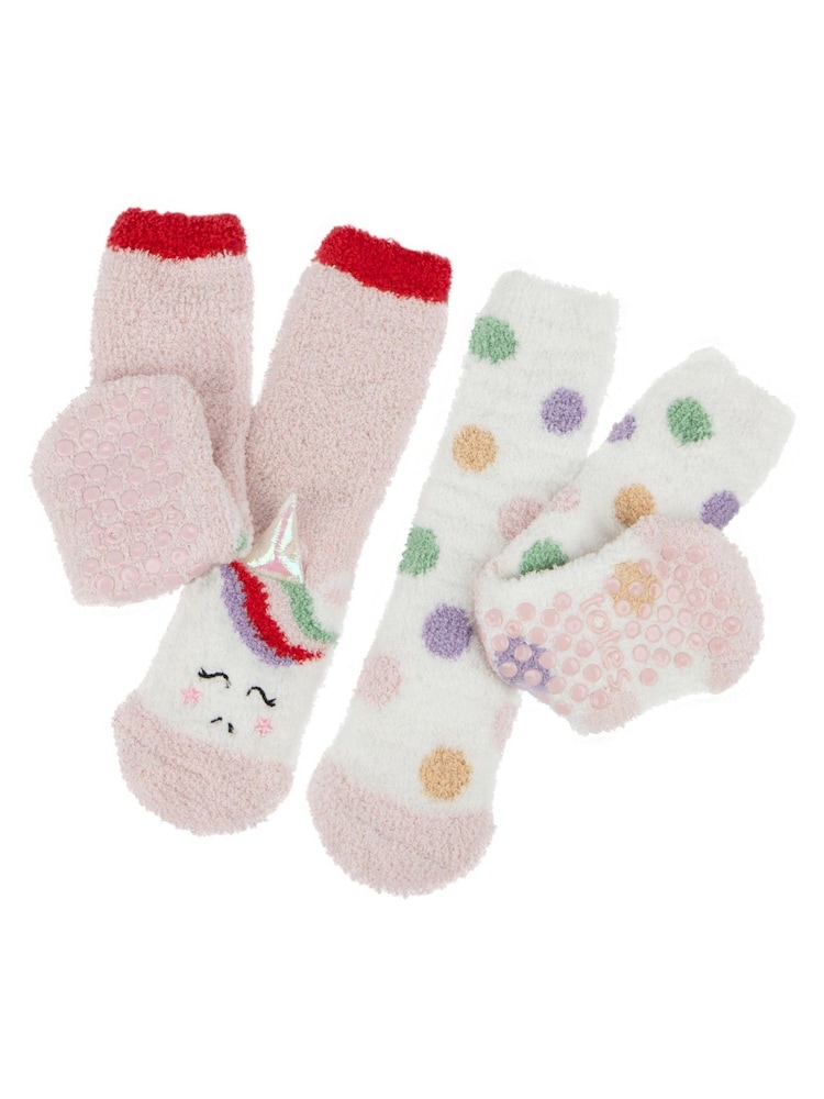 Weiß - Totes Toasties Superweiche Hausschuhsocken, 2er Pack - Bild 2 von 4