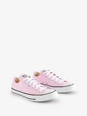 Converse Light Pink Chuck Taylor All Star Ox Low Trainers - Image 3 of 9