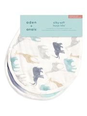 aden + anais Silky Soft Expedition Lätzchen aus 100 % Baumwolle im 2er-Pack - Bild 3 von 4