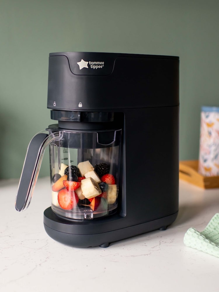 Tommee Tippee Black 6 in 1 Baby Food Maker - Image 1 of 5 Tommee Tippee Black 6 in 1 Baby Food Maker - Image 1 of 5