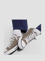 Converse Brown/White Chuck Taylor All Star Ox Low Trainers - Image 9 of 11
