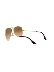 Ray-Ban Gold Aviator Large Metal Sunglasses - Image 8 of 12
