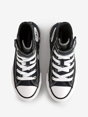 Converse Black Junior Chuck Taylor Sketch Graphic 1V Trainers - Image 5 of 9