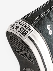 Converse Black Junior Chuck Taylor Sketch Graphic 1V Trainers - Image 7 of 9