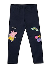 Character Black Peppa Pig Long Sleeve Top and Leggings - Image 3 of 5