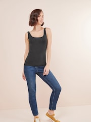 Black Thick Strap Vest - Image 3 of 6