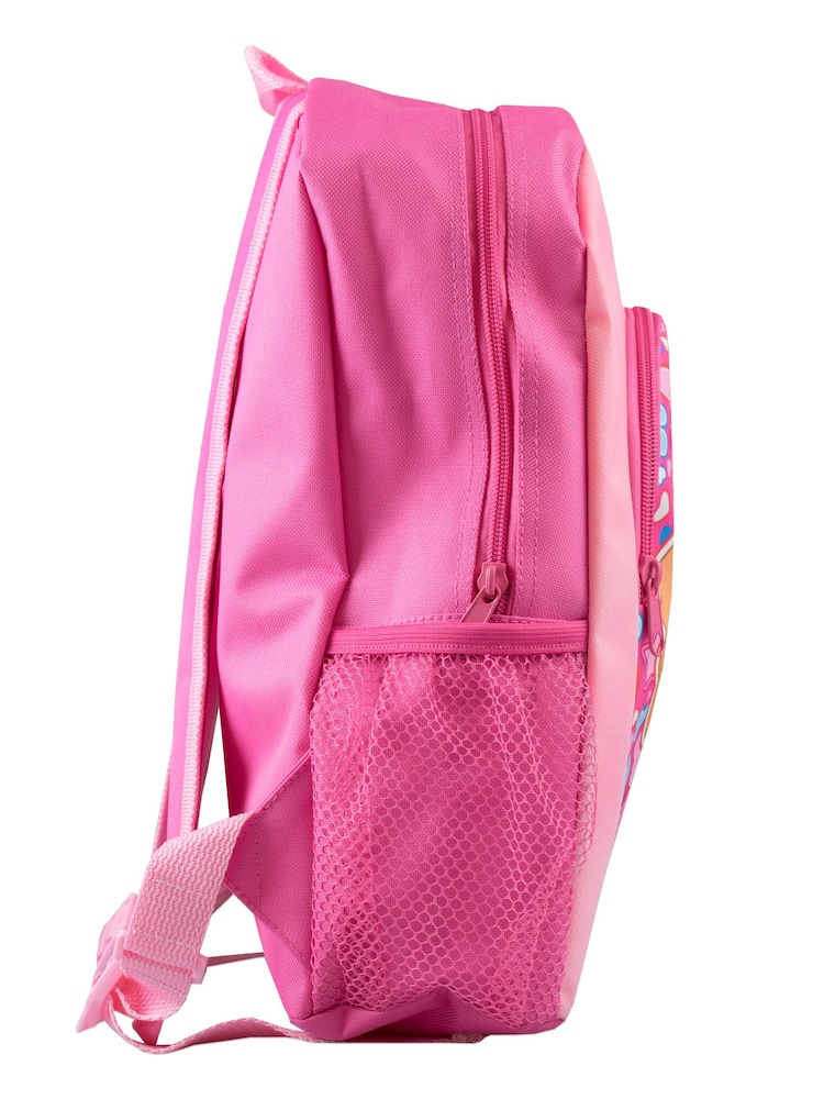 Pink and Red Character Backpack Minnie Mouse Disney Backpack with Detachable Lunch Box, Pink  main image 3