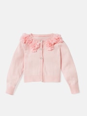 Angel & Rocket 100% Bombaž Flower Trim pletena jopa - Slika 6 iz 8