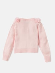 Angel & Rocket 100% Bombaž Flower Trim pletena jopa - Slika 7 iz 8