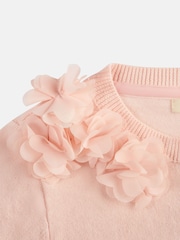 Angel & Rocket 100% Bombaž Flower Trim pletena jopa - Slika 8 iz 8