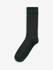 Dark Pindot Pattern Smart Socks 5 Pack - Image 3 of 6