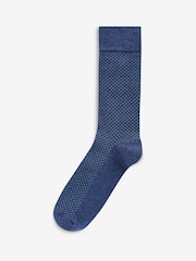 Dark Pindot Pattern Smart Socks 5 Pack - Image 5 of 6