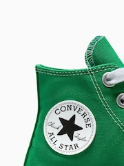 Converse Green Chuck Taylor Sketch Graphic Youth Trainers - Image 10 of 10