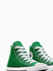 Converse Green Chuck Taylor Sketch Graphic Youth Trainers - Image 7 of 10