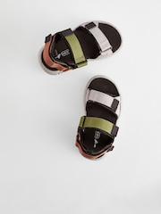 Grau - Trekking-Sandalen im Utility-Design - Bild 10 von 10