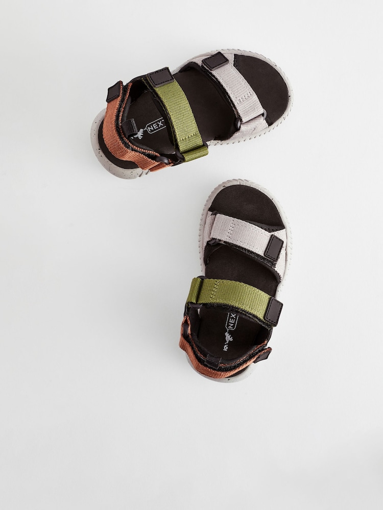 Grau - Trekking-Sandalen im Utility-Design - Bild 10 von 10