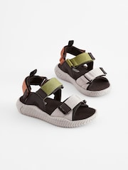 Grau - Trekking-Sandalen im Utility-Design - Bild 5 von 10