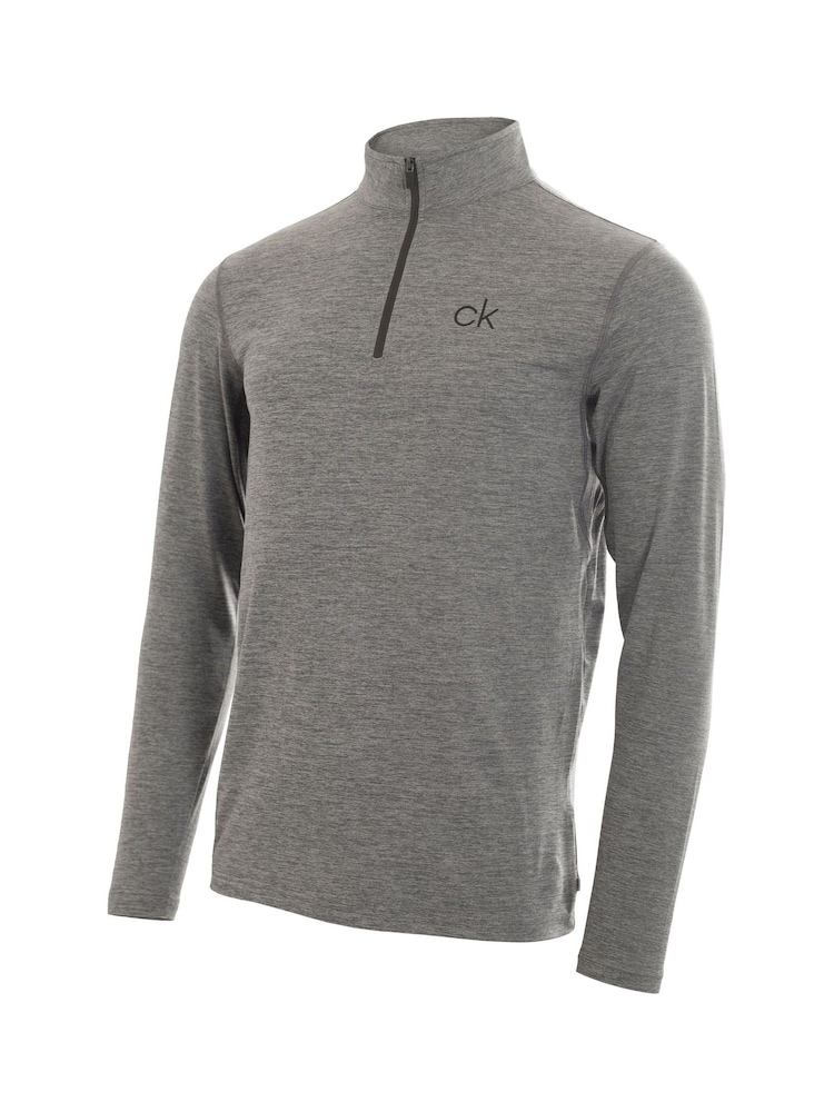 Argent - Calvin Klein Golf Veste Newport Quarter Zip - Image 3 of 6