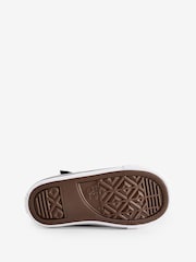 Converse Black Chuck Taylor Lightening Print 1V Infant Trainers - Image 6 of 9