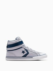 Converse Grey Youth Pro Blaze Strap Trainers - Image 1 of 17