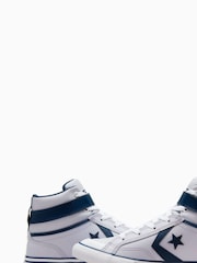 Converse Grey Youth Pro Blaze Strap Trainers - Image 14 of 17