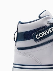 Converse Grey Youth Pro Blaze Strap Trainers - Image 15 of 17