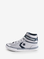 Converse Grey Youth Pro Blaze Strap Trainers - Image 3 of 17