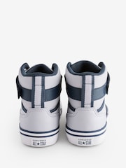 Converse Grey Youth Pro Blaze Strap Trainers - Image 8 of 17