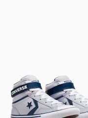 Converse Grey Youth Pro Blaze Strap Trainers - Image 9 of 17