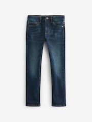 Indigo Skinny Fit Mega Stretch Adjustable Waist Jeans (3-16yrs) - Image 1 of 4