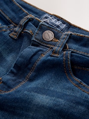 Indigo Skinny Fit Mega Stretch Adjustable Waist Jeans (3-16yrs) - Image 3 of 4