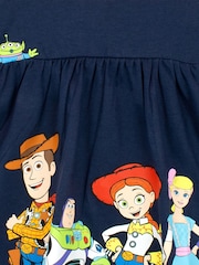 Character Blue Disney Toy Story 100% Cotton Dress - Image 3 of 3