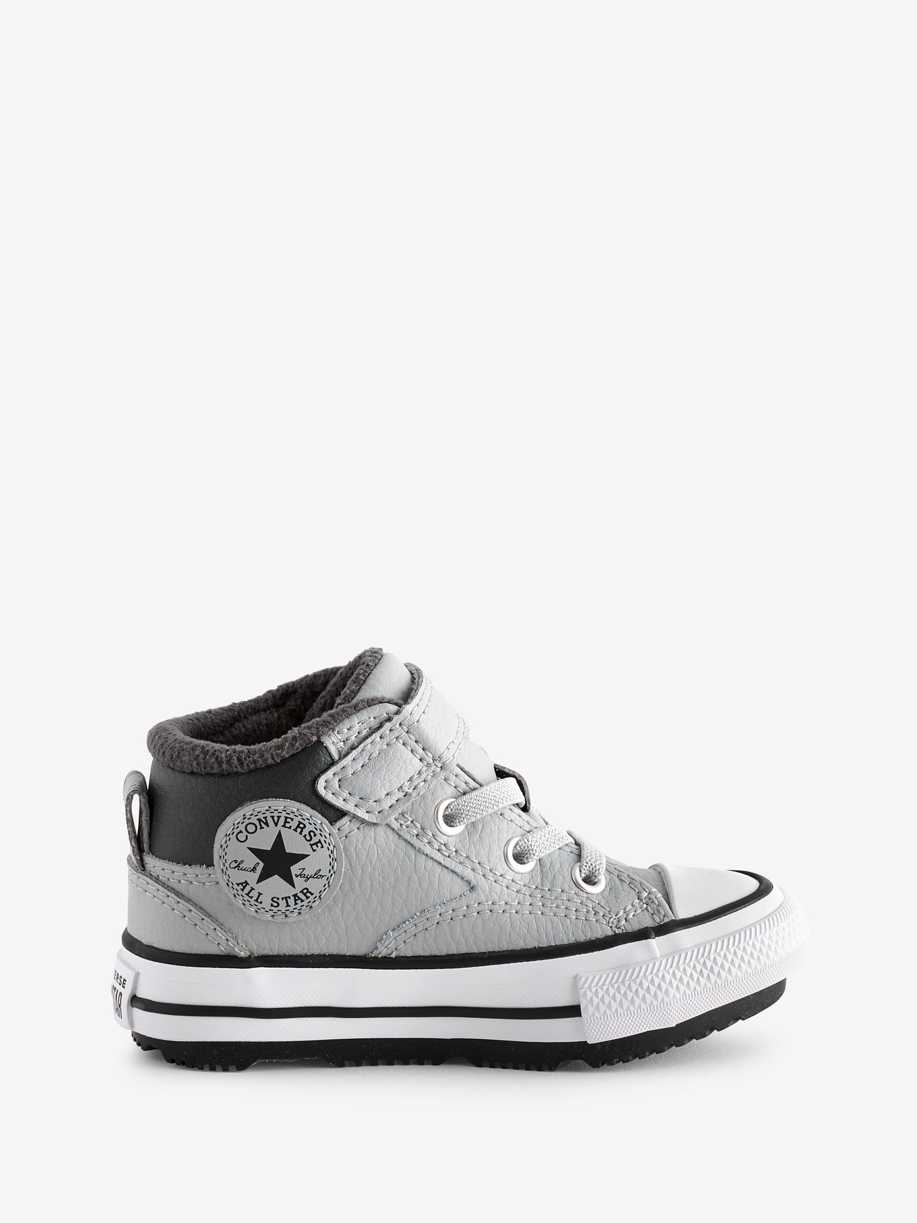Buy Converse Grey Infant Chuck Taylor Malden Street Leather Boots from Next Luxembourg