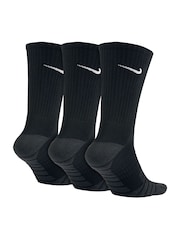 Nike Black Cushioned Crew Socks 3 Pack - Image 4 of 5