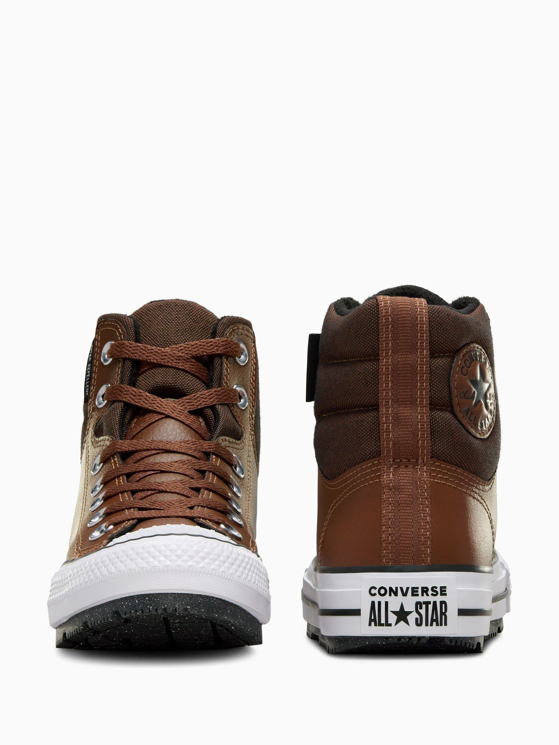 Buy Converse Brown Chuck Taylor Youth Leather Berkshire Boots from Next USA