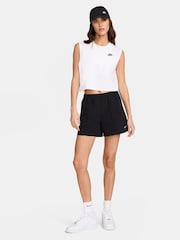 Nike White Club Cropped Sleeveless Top - Image 1 of 5