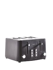 Black Sleek 4 Slice Toaster - Image 2 of 4