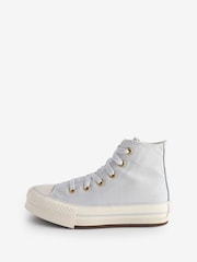 Converse Grey Chuck Taylor EVA Lift Junior Trainers - Image 2 of 9