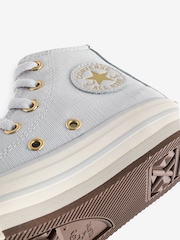 Converse Grey Chuck Taylor EVA Lift Junior Trainers - Image 8 of 9