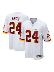 Nike White NFL Washington Football Team Road Game Jersey - Antonio Gibson - Image 1 of 3