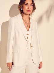 Myleene Klass Linen White Blazer - Image 4 of 5