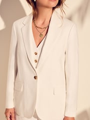 Myleene Klass Linen White Blazer - Image 5 of 5