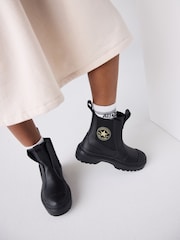 Converse Black Chuck Taylor Junior Lugged Chelsea Boots - Image 3 of 12